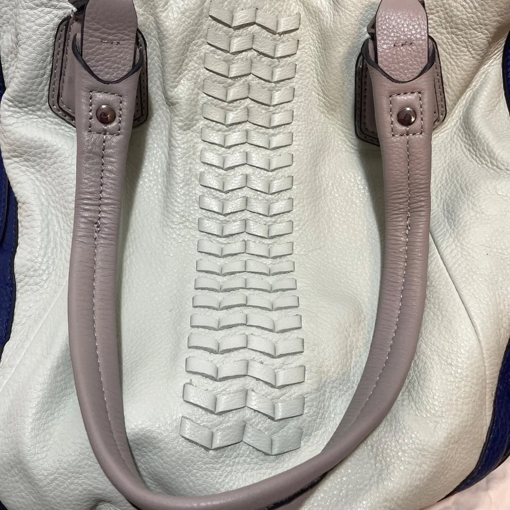 orYANY Leather Hobo Shopper Purse Grey Blue - Picture 10 of 16